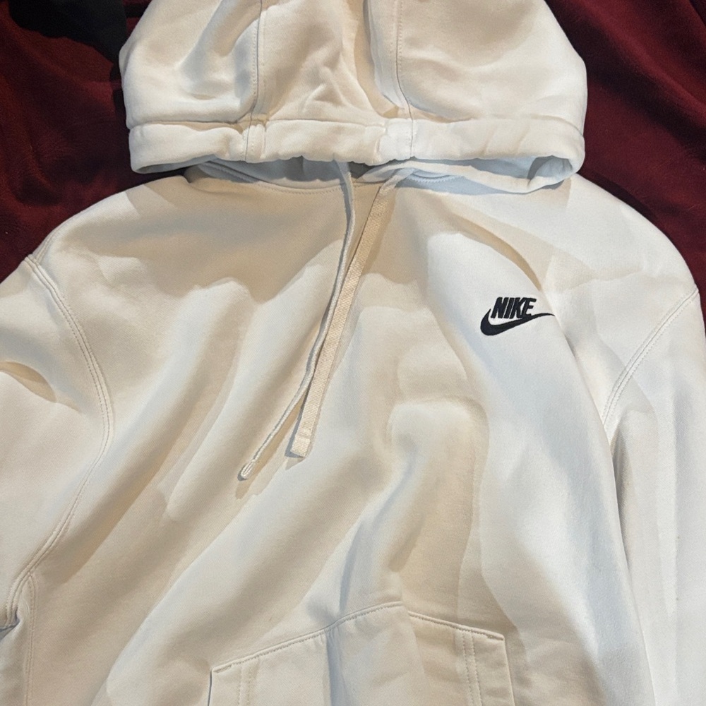 Nike Classic White Pullover Hoodie